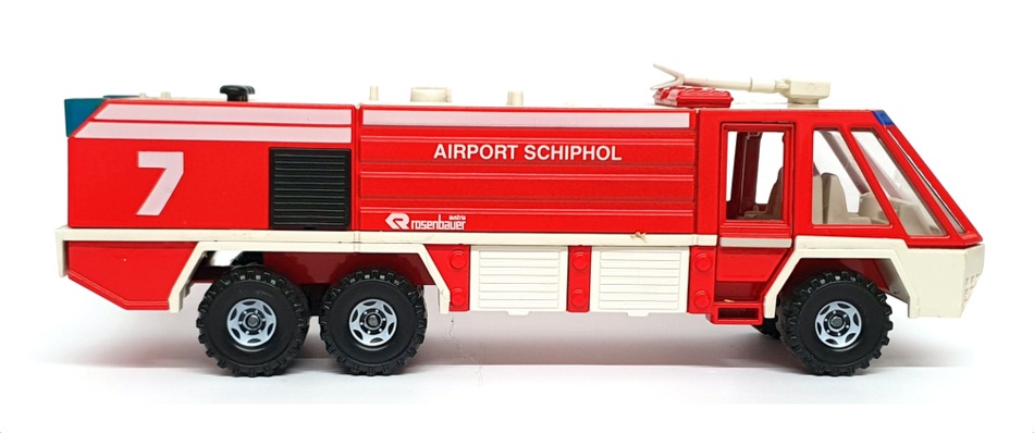 Siku 1/55 Scale Diecast 3513 - Rosenbauer Airport Fire Engine - Red/White
