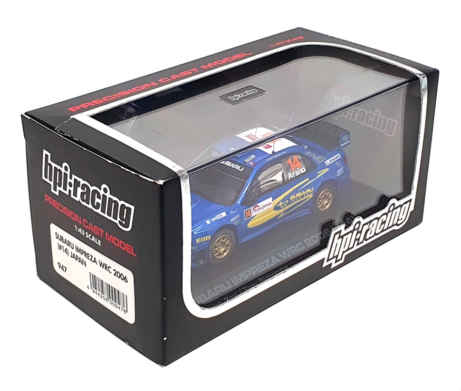 HPI Racing 1/43 Scale 947 - Subaru Impreza WRC 2006 Japan #14