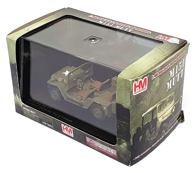 Hobby Master 1/48 Scale HG1901 - M151A2 Mutt US Army 02G90768 Vietnam War