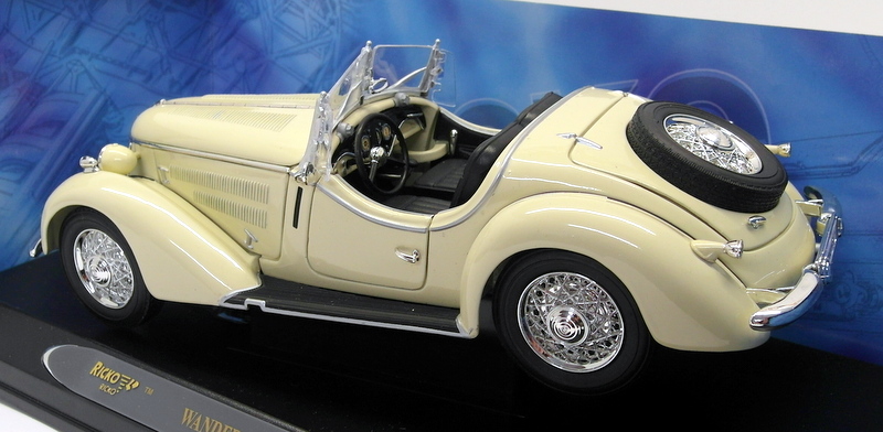 ミニカー 1 18 Ricko 1936 Wanderer W25k Roadster Ricko 1/18 - Wanderer W25K Roadster 1936 Cream Diecast Scale