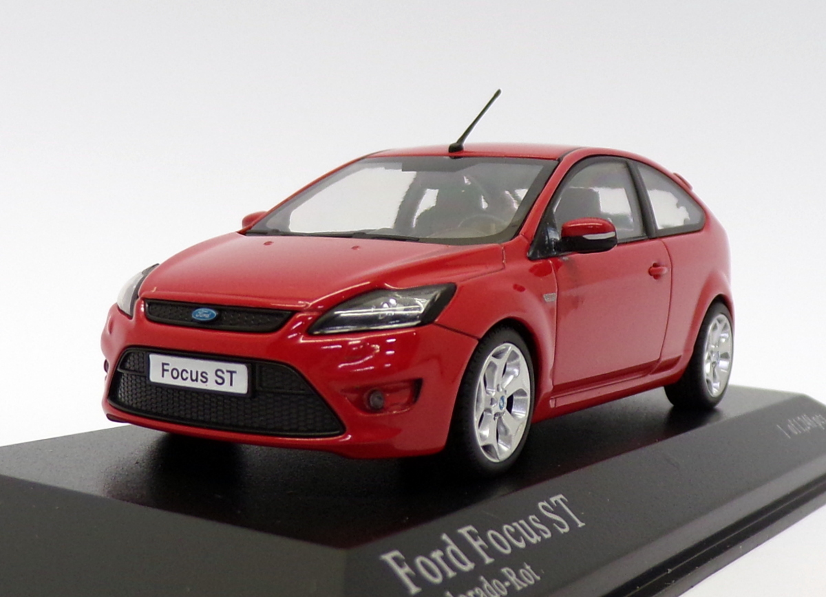 Minichamps 1/43 Scale 400 087301 - 2008 Ford Focus ST - Red | eBay