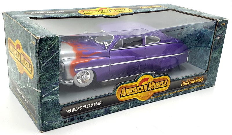 Ertl 1/18 Scale Diecast 7123 - 1949 Mercury Lead Sled - Purple