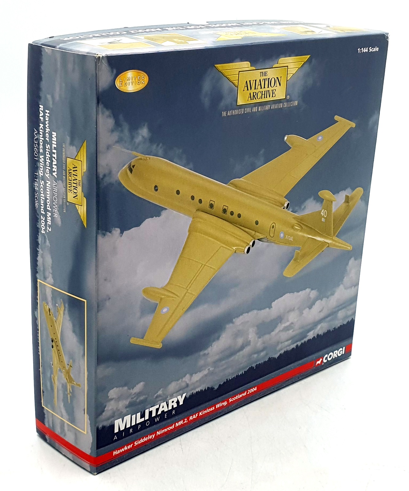 Corgi 1/144 Scale AA35601 - Hawker Siddeley Nimrod Mr.2 RAF Kinloss Wing