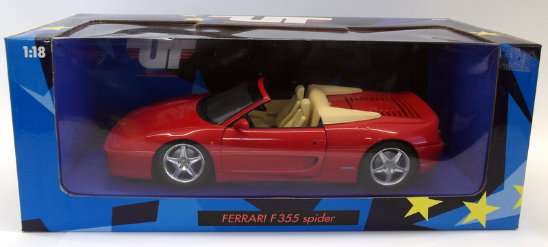 UT Models 1/18 Scale Diecast 180 074030 Ferrari F355 Spider 1994 Red Cream Int UT Models 1/18 Scale Diecast 180 074030 Ferrari F355 Spider 1994 Red Cream Int