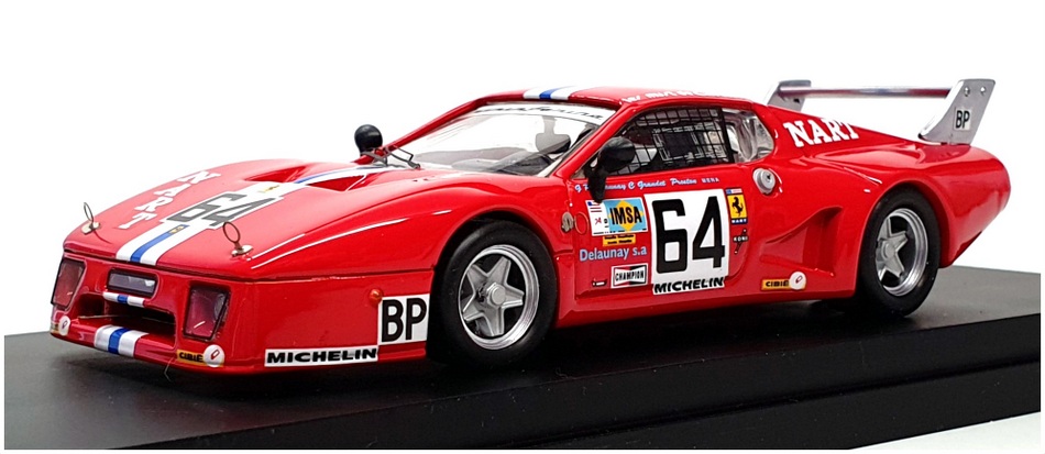 Best 1/43 Scale 9278 - Ferrari 512BB LM Le Mans 1979 - #64 Delaunay/Grandet