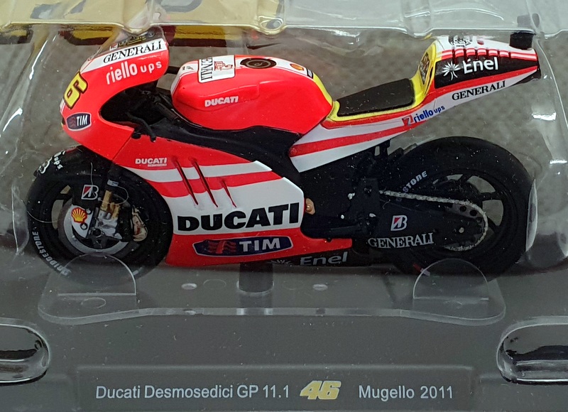 Altaya 1/18 Scale FFR29 - Ducati Desmosedici #46 Valentino Rossi Mugello 2011