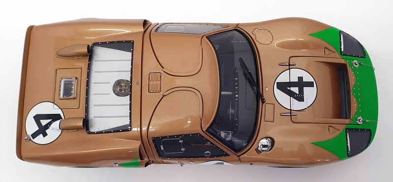 Exoto 1/18 Scale Diecast 8046 - Ford GT 40 MKII #4 - Gold 