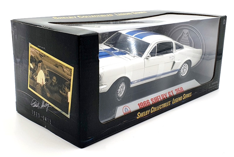Shelby Collectibles 1/18 Scale 25321S - 1966 Shelby GT 350 Mustang - White