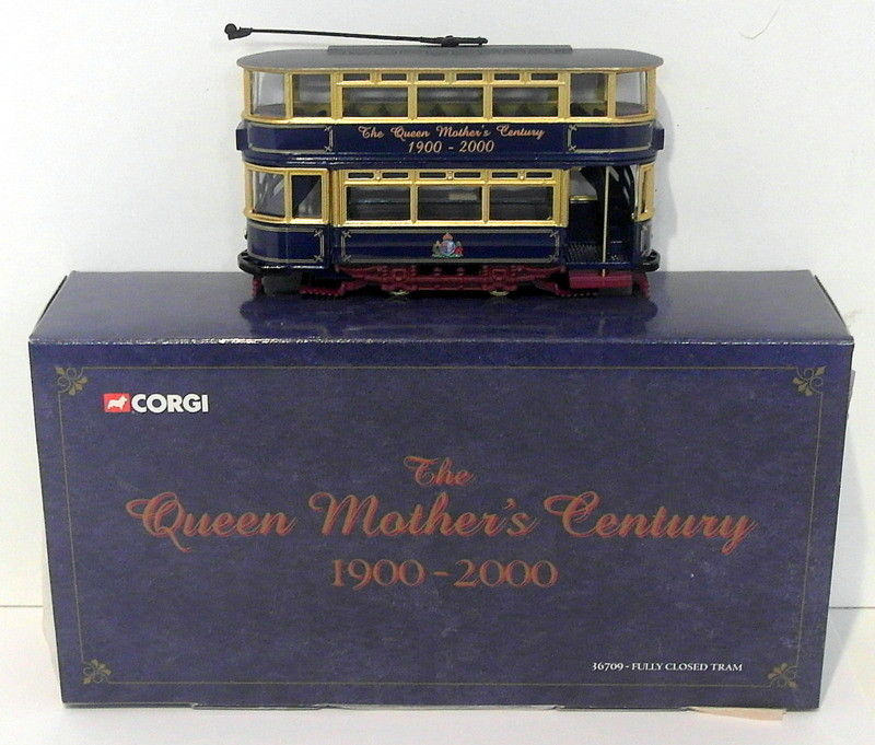 Corgi 36709 - The Queen Mother's Century 1900-2000 Fully Closed Tram