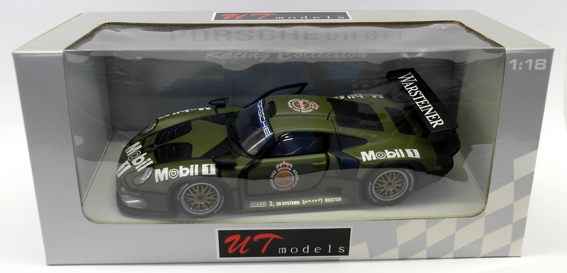 UT Models 1/18 Scale - 39627 Porsche 911 GT1 Test car - Camouflage