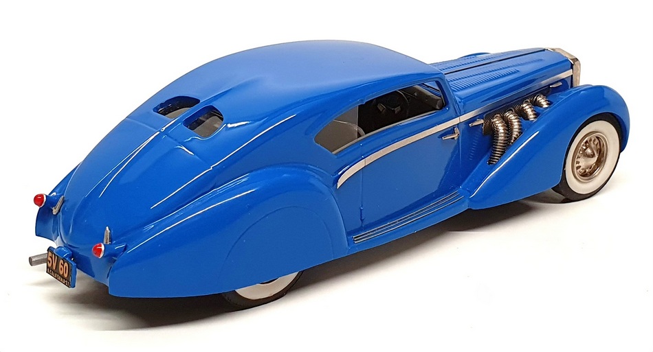 Top Marques 1/43 Scale EC1 - 1938 Delage D8-120 Aerocoupe - Blue 1 Of 150