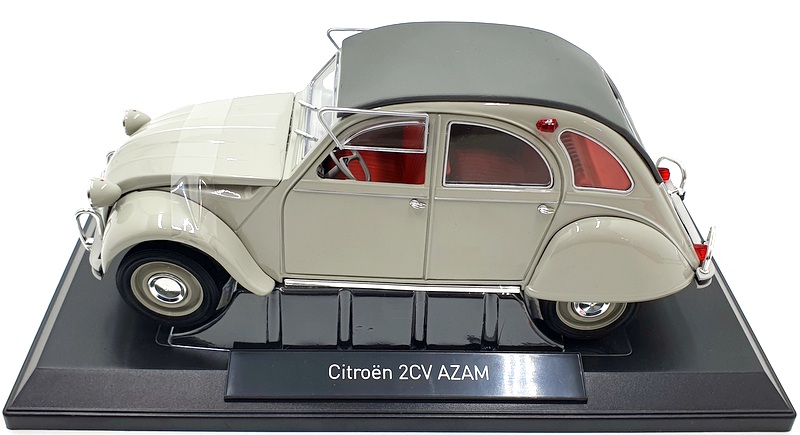 1:18 Citroën 2CV Azam año 1966 color Gris Rosé Norev Ref.181430 - Solo coches 1-18