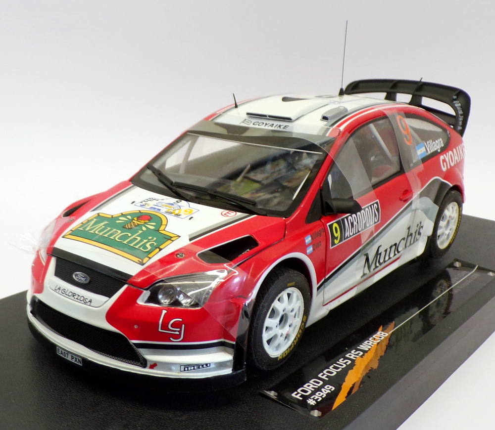 Sun Star 1/18 Scale 3949 - Ford Focus RS WRC08 - Acropolis Rally 2009