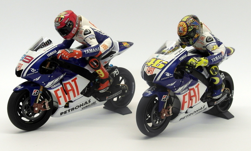 Minichamps 1/12 122 094699 Team Fiat Yamaha GP Barcelona 2009 Rossi ...