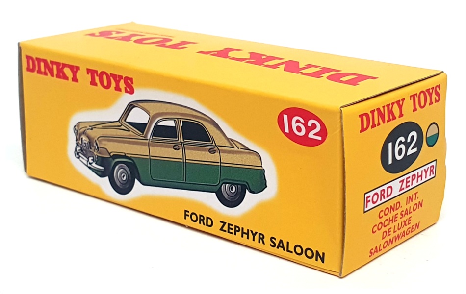 Atlas Editions Dinky Toys 162 - Ford Zephyr Saloon - Green/Cream