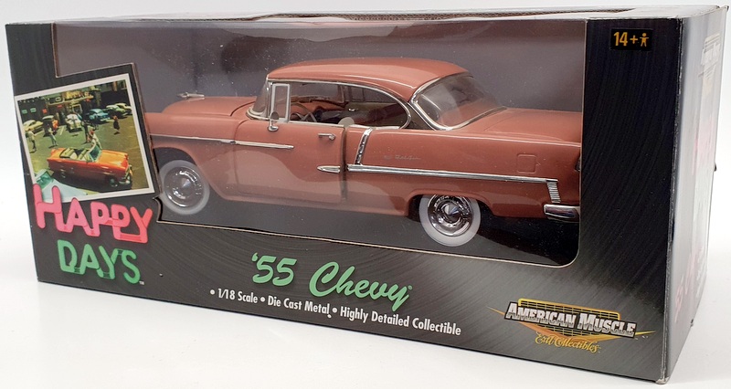 Ertl 1/18 Scale Model Car 36603 - 1955 Chevy Bel Air - Pastel Pink