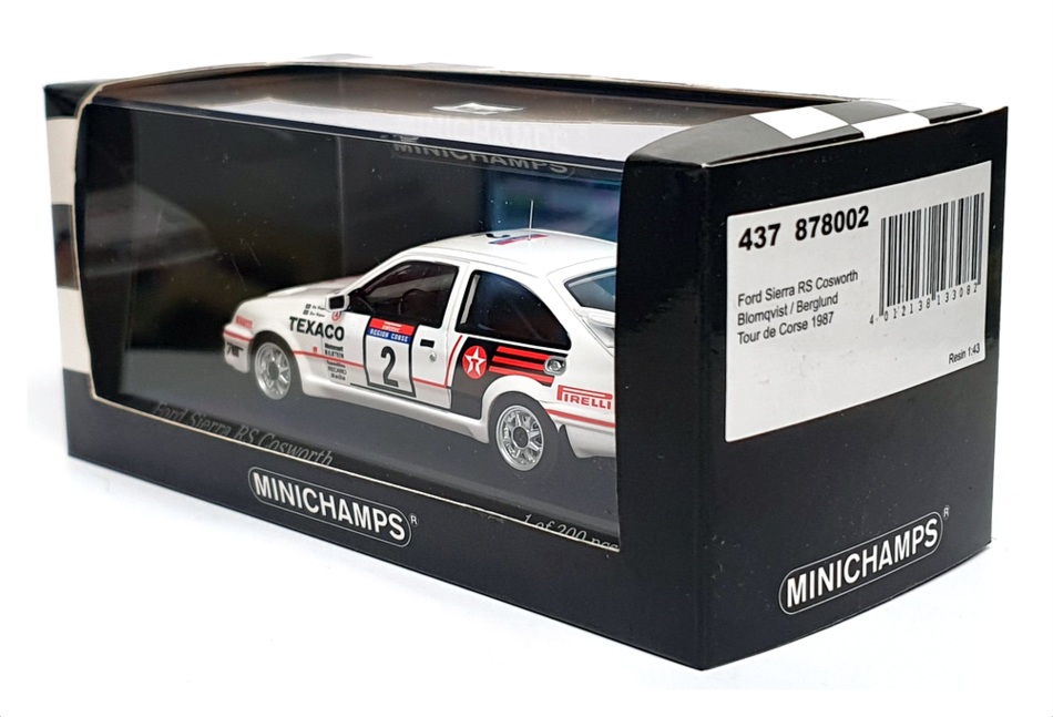 Vitesse 1/43 Scale 437 878002 - Ford Sierra RS Cosworth Tour de Corse 1987