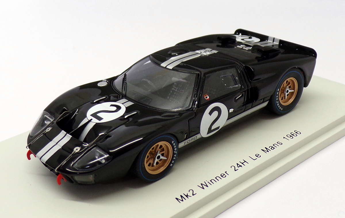 Spark Models 1/43 Scale 43LM66 - Ford GT40 MkII #2 Winner 24h LM 1966 ...