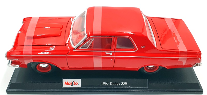 Dodge 330 1963 1/18 Maisto ダッジ MAISTO 1963 DODGE 330 COUPE ASSEMBLY MODEL KIT 1:18 SKILL