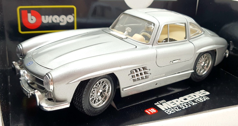 Burago 1/18 Scale Diecast 3013 - 1954 Mercedes Benz 300 SL