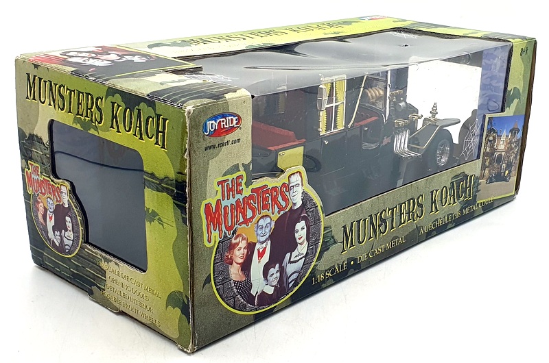 Ertl 1/18 Scale Diecast 33036 - Munster Koach - The Munsters TV Series Ertl 1/18 Scale Diecast 33036 - Munster Koach - The Munsters TV Series