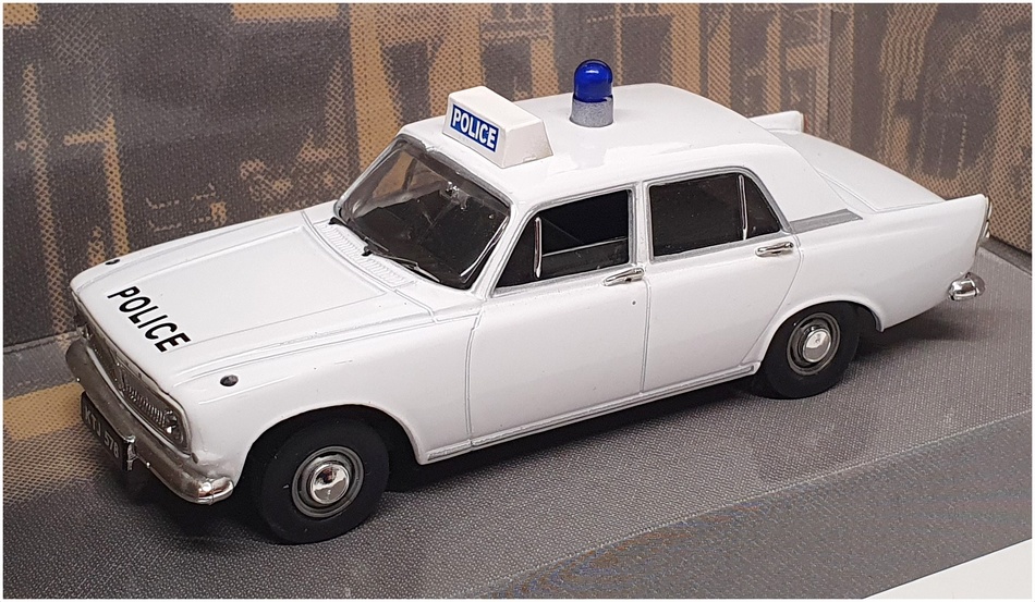 Corgi Appx 1/43 Scale 00502 - Ford Zephyr 6 MkIII Police Z Cars - White Corgi Appx 1/43 Scale 00502 - Ford Zephyr 6 MkIII Police Z Cars - White
