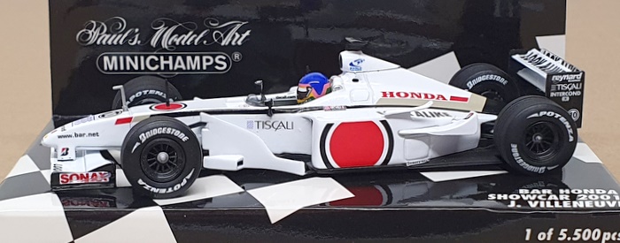 Minichamps 1/43 Scale 430 010079 - F1 BAR Honda Showcar 2001 J