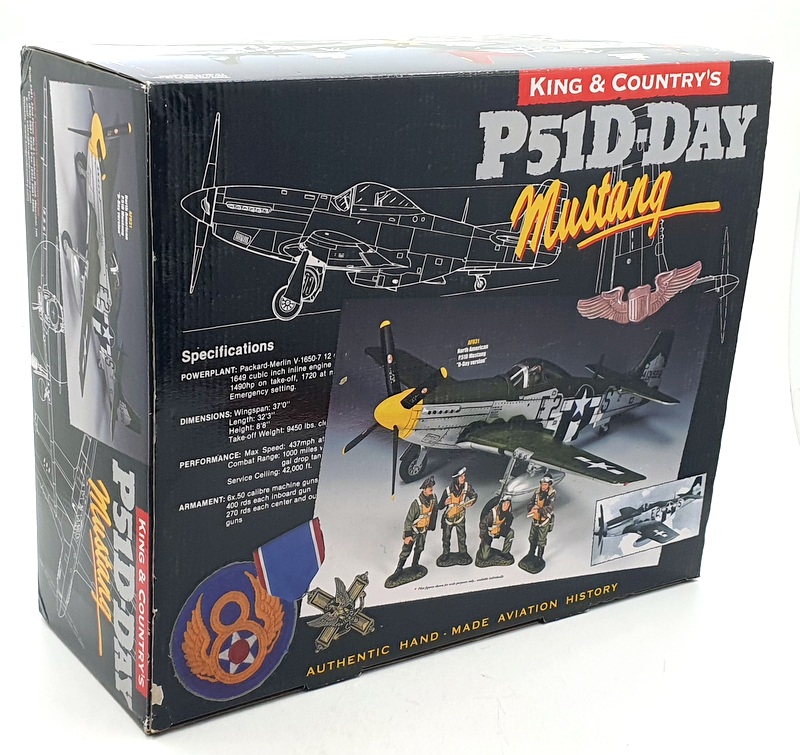 King & Country's  1/30 Scale AF031 - P-51D Mustang D-Day Version