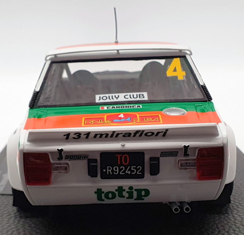 Top Marques 1/18 Scale TOP043H - Fiat 131 Abarth Totip #4 Rally D'Elba 1982 Top Marques 1/18 Scale TOP043H - Fiat 131 Abarth Totip #4 Rally D'Elba 1982