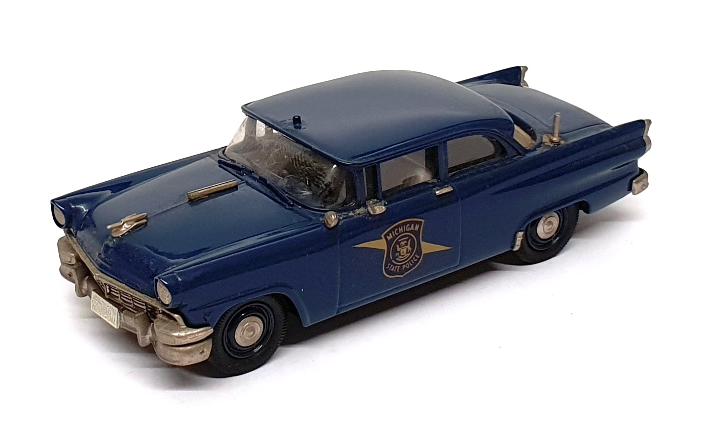 Brooklin 1/43 Scale LIB051 - 1956 Ford Mainline Michigan State Police - Blue Brooklin 1/43 Scale LIB051 - 1956 Ford Mainline Michigan State Police - Blue
