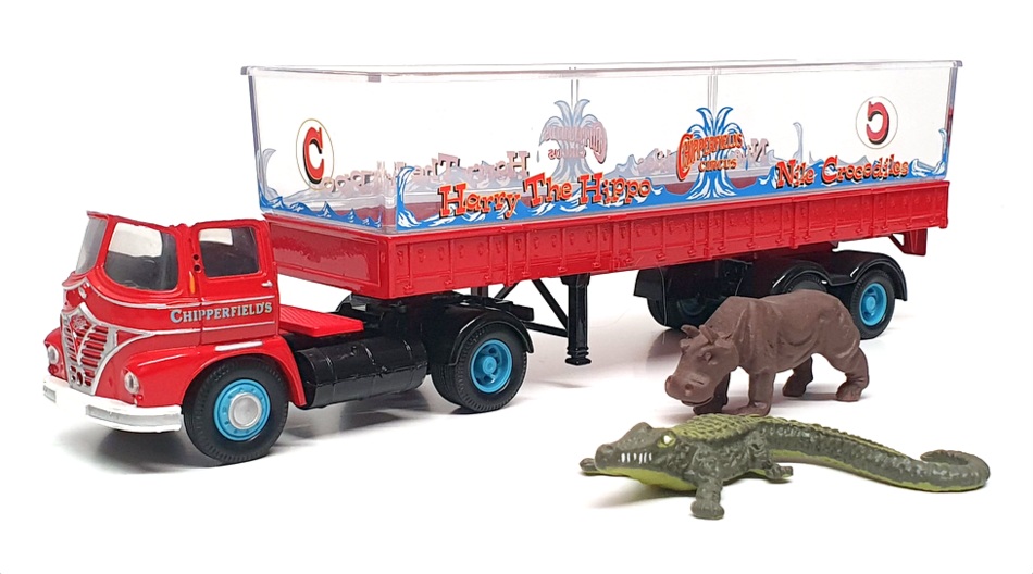 Corgi 1/50 Scale 14201 - Foden S21 Artic Tank Trailer + Hippo & Crocodile