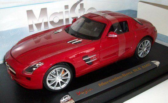 ミニカー Maisto 1/18 Mercedes-Benz SLS AMG Maisto 1:18 Mercedes Benz SLS AMG Diecast Model Racing Car