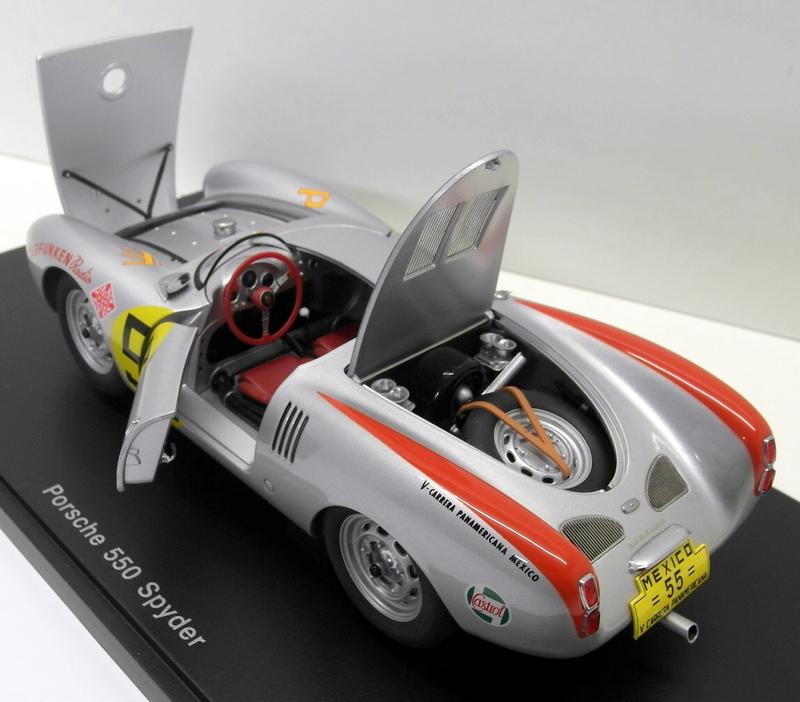 AutoArt 1/18 Scale Diecast  85470 Porsche 550 Spyder Panamericana 1954 #55