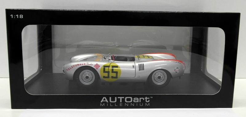 AutoArt 1/18 Scale Diecast  85470 Porsche 550 Spyder Panamericana 1954 #55