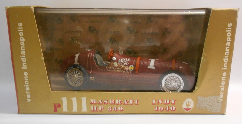 Brumm 1/43 Scale Metal Model - R111 MASERATI INDY HP 350 1940