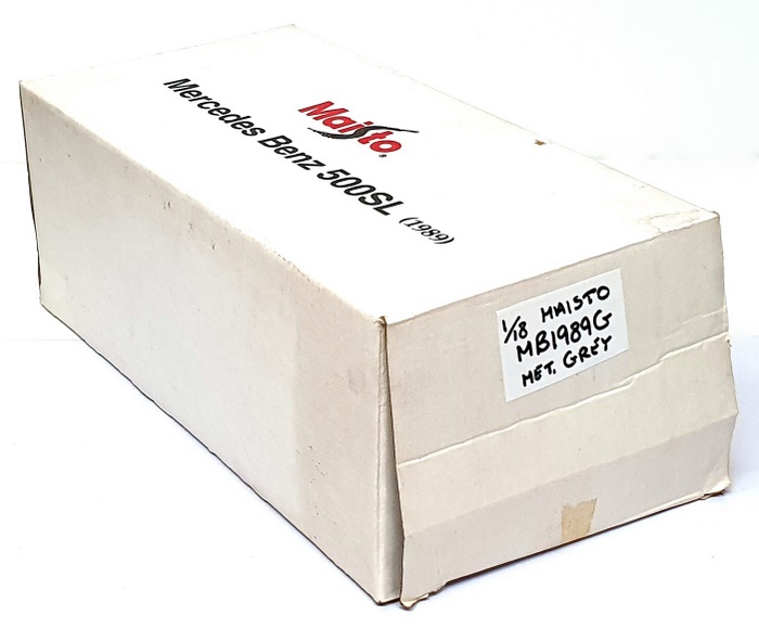 Maisto 1/18 Scale Diecast MB1989G - 1989 Mercedes Benz 500SL - Met. Grey