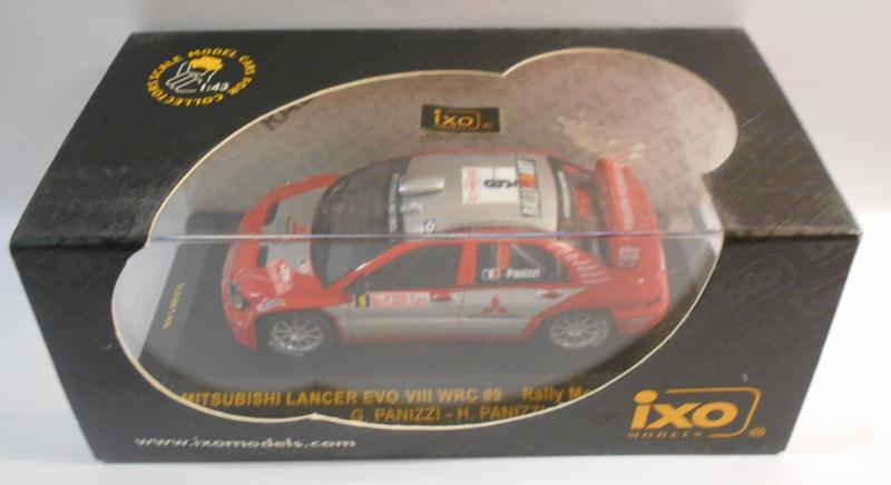 Ixo 1/43 Scale RAM146 MITSUBUSHI LANCER EVO VIII WRC #9 2004