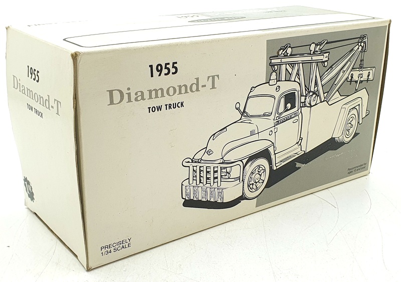 First Gear 1/34 Scale 19-2025 1955 Diamond T Tow Truck Shell Motorist
