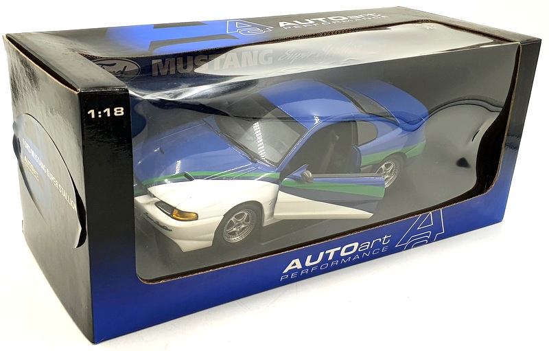Autoart 1/18 Scale diecast 72710 - Ford Mustang Super Stallion - Blue
