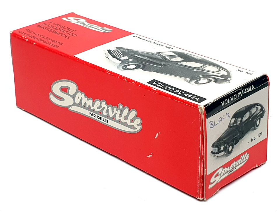 Somerville Models 1/43 Scale 121 - 1947 Volvo PV 444A - Black | eBay