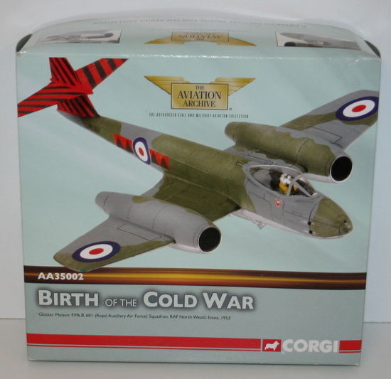 CORGI 1/72 AA35002 GLOSTER METEOR F.MK.8 601 SQN RAF NORTH WEALD 1953