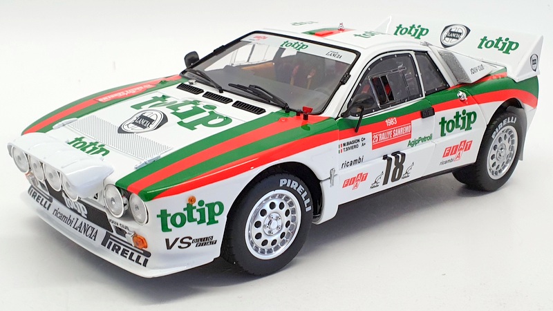 Kyosho 1/18 Scale  08306B - Lancia Rally 037 1983 Saremo Rally Night Version