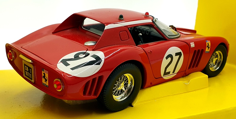 Jouef 1/18 Scale Diecast 48823 - Ferrari 250 GTO 1964 #27 - Red 