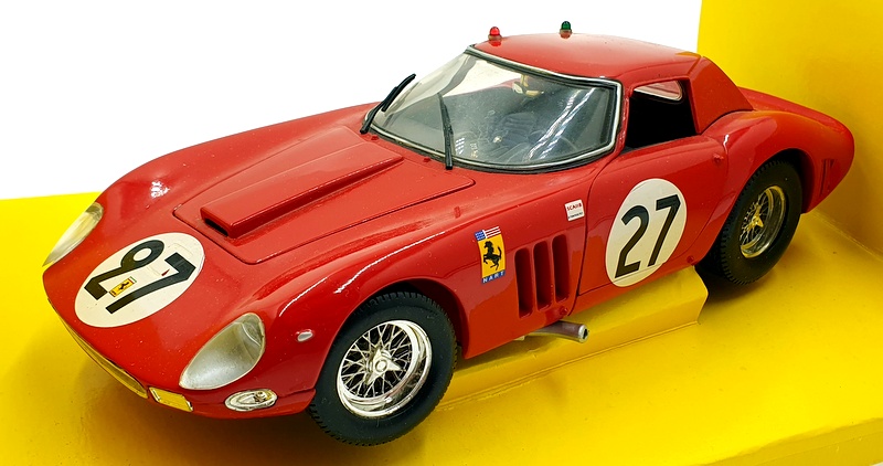 Jouef 1/18 Scale Diecast 48823 - Ferrari 250 GTO 1964 #27 - Red 