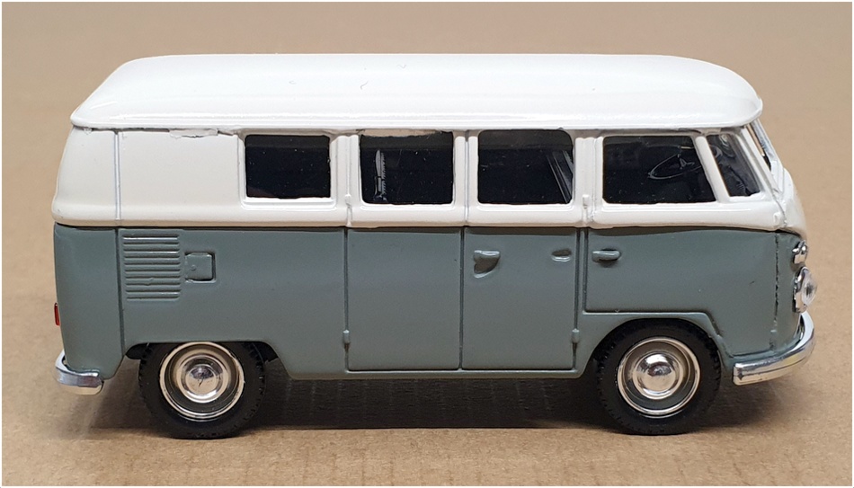 A Century Of Cars 1/43 Scale AFH1754 - VW Combi Camper Van - Grey/White