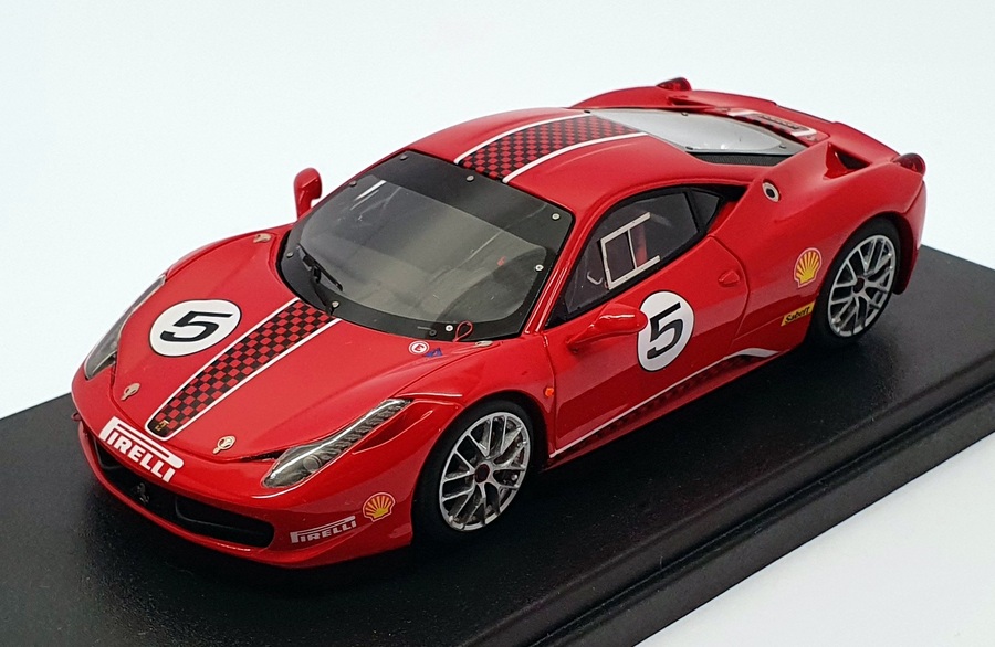 Look Smart 1/43 Scale LS385A - Ferrari 458 Italia Challenge #5 Rosso Corsa