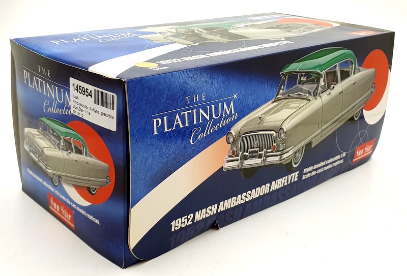 Sun Star 1/18 Scale 5112 - 1952 Nash Ambassador Airflyte Ann