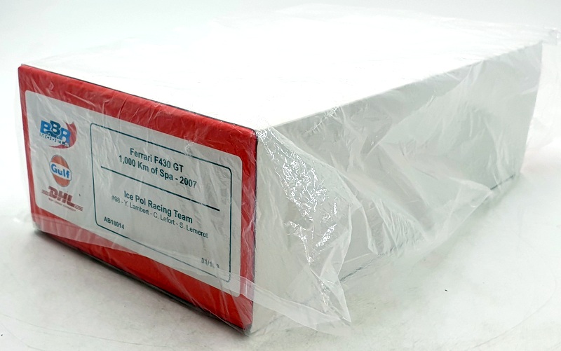 BBR 1/18 Scale Resin AB18014 - Ferrari F430 GT Spa 2007 Ice Pol #98 Gulf