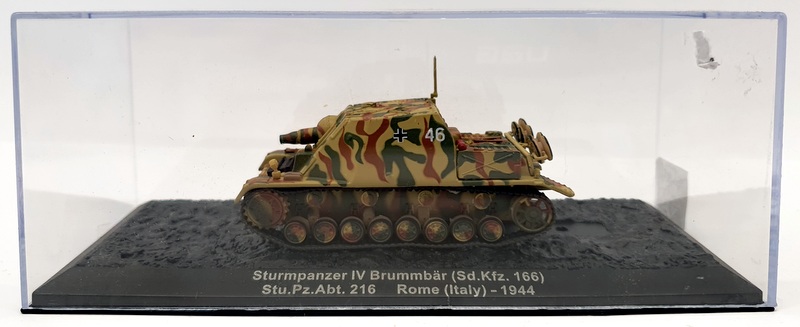 Altaya 1/72 Scale Diecast - Sturmpanzer IV Brummbar - Stu Pz Abt 216 - Rome 1944