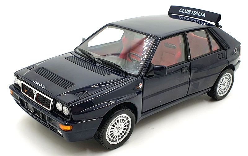 Kyosho 1/18 Scale Diecast 08343SC Lancia Delta HF Intergrale Club Italia Blue